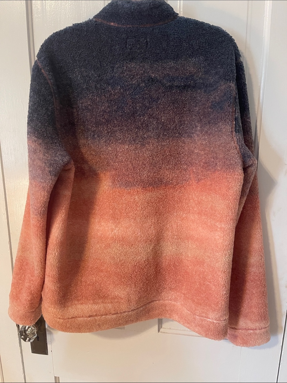 Marine Layer Sunset Ombre Sherpa 1/4 zip Pullover Men’s Large NWT MRSP $148 - Picture 2 of 6